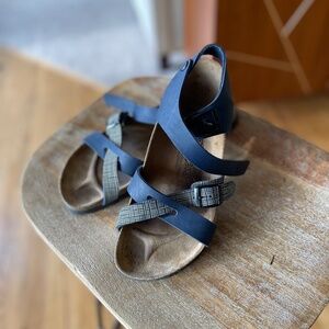 Birkenstock Birkis Lillie sandals women's size 7 (38 EU), ankle strap